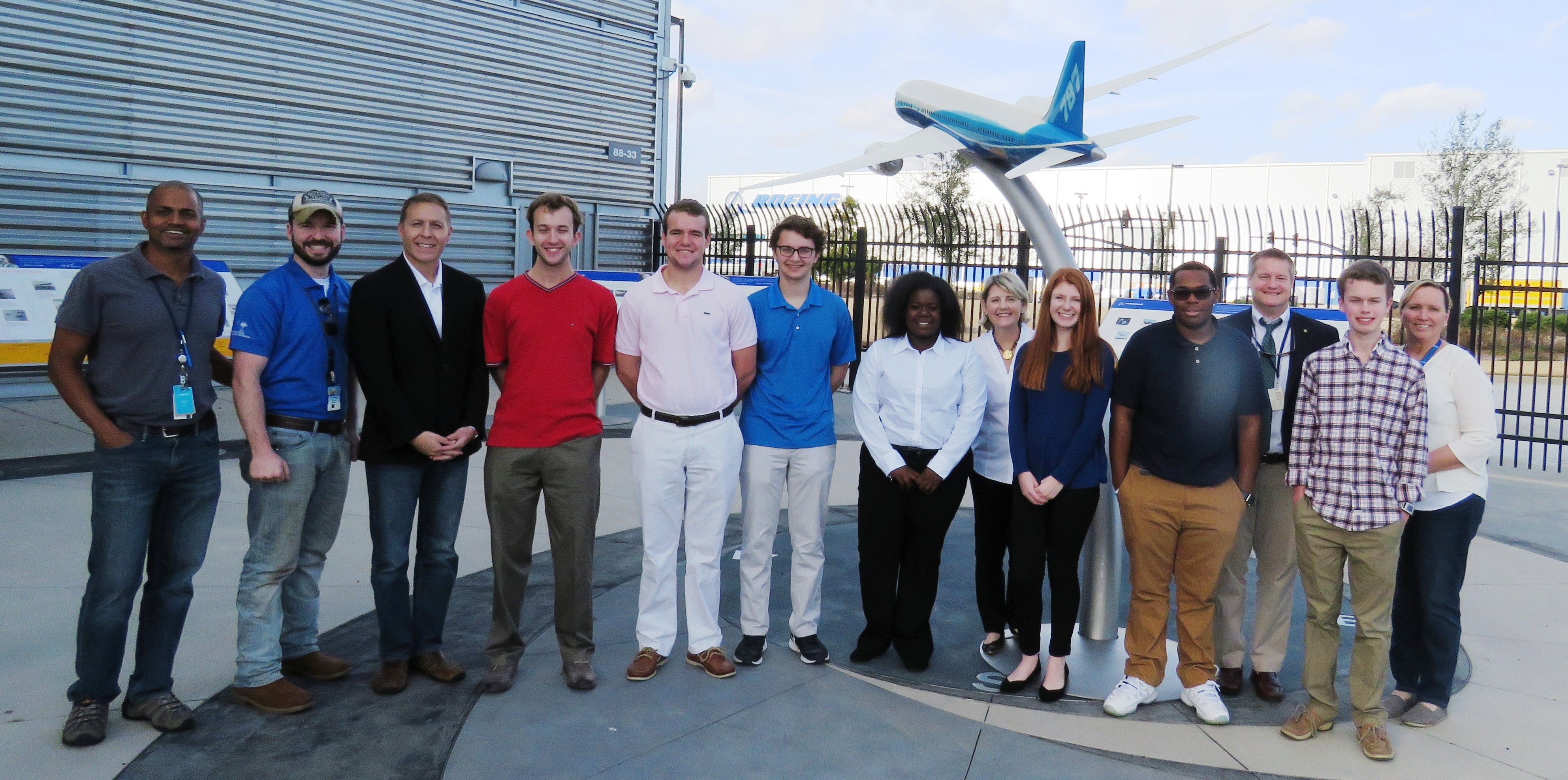 7 CCSD Students Start Spring Internships with Boeing South Carolina