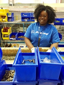 Octavia working at Boeing