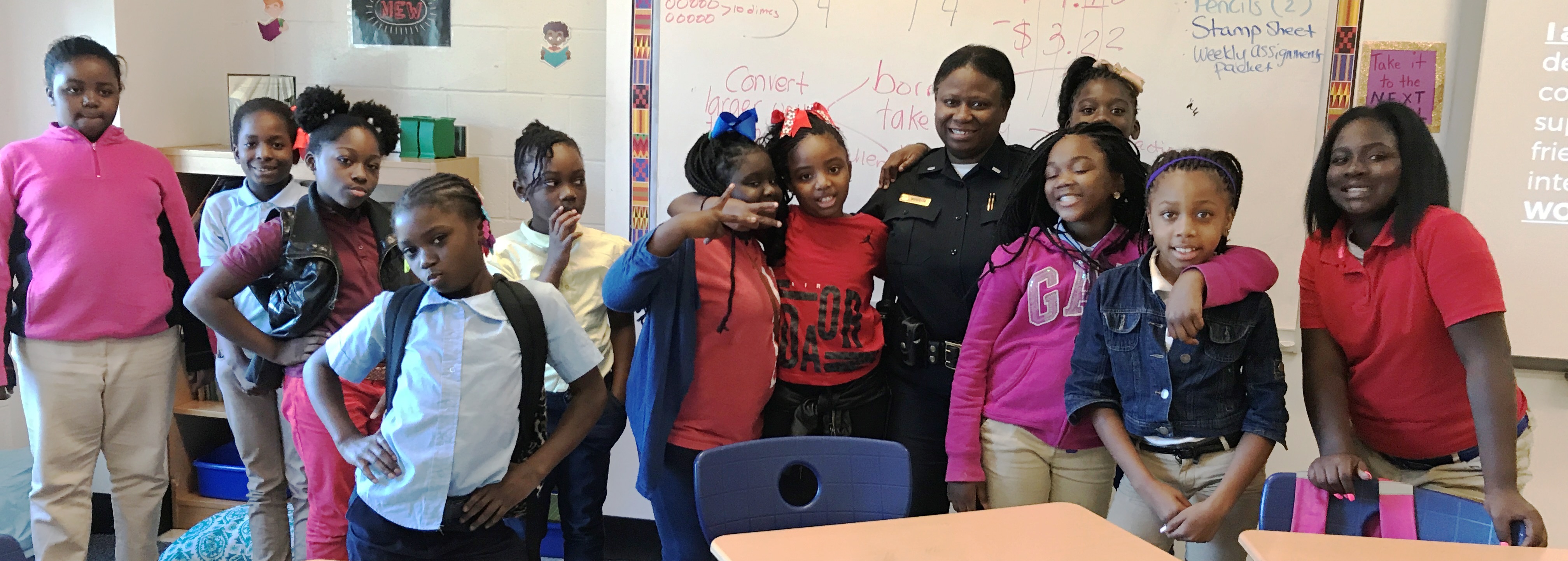 5th Grade Students at SandersClyde Discuss Law Enforcement Careers